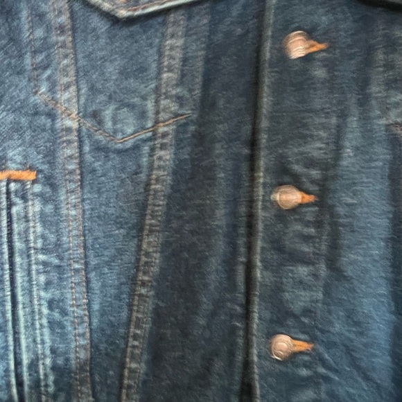 Levi's Classic Blue  blanket lined Denim Jacket size 42 - Picture 2 of 11